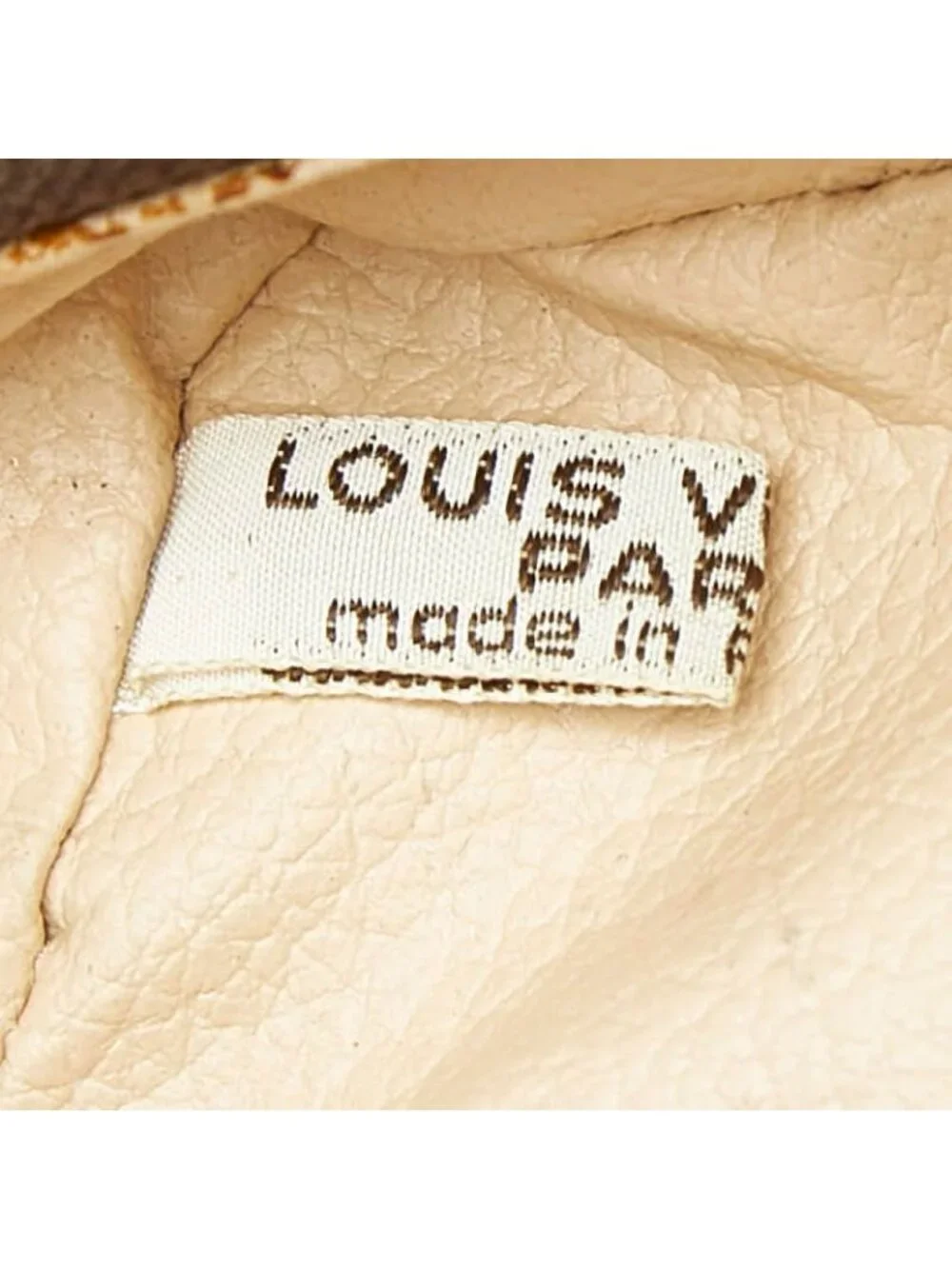 Louis Vuitton Monogram Trousse Toilet 28 Second Bag Brown Leather